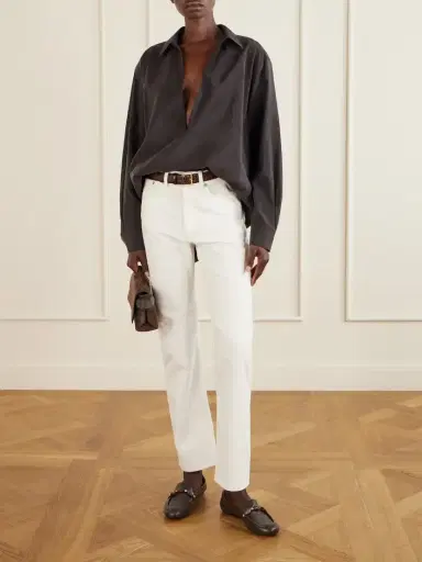 Gianvito Rossi Stone-mbellished Leather Loafers | Thumbnail 4 Gianvito Rossi Stone-mbellished Leather Loafers | Thumbnail 4