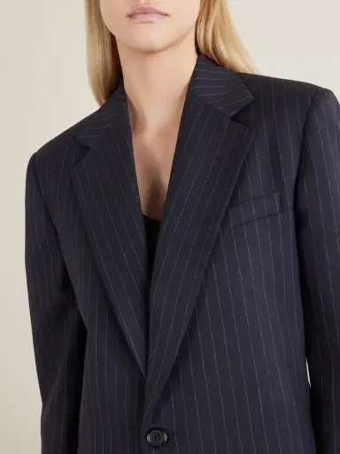 Nili Lotan Swan Striped Wool-blend Blazer | Thumbnail 4 Nili Lotan Swan Striped Wool-blend Blazer | Thumbnail 4