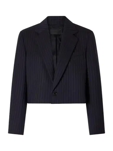 Nili Lotan Swan Striped Wool-blend Blazer | Thumbnail 1 Nili Lotan Swan Striped Wool-blend Blazer | Thumbnail 1