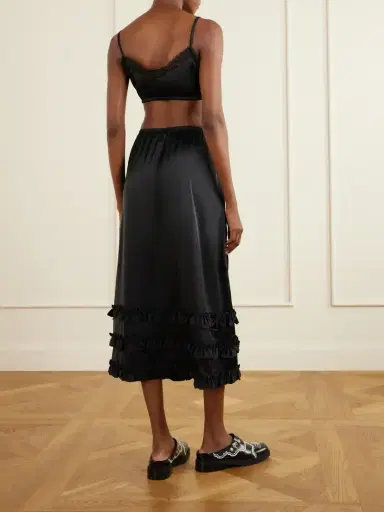 Simone Rocha Lace-trimmed Satin Bralette | Thumbnail 3 Simone Rocha Lace-trimmed Satin Bralette | Thumbnail 3