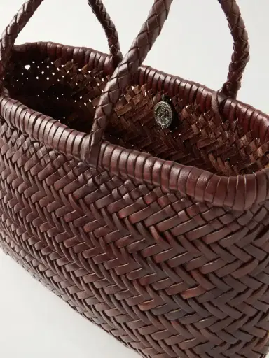 Dragon Diffusion Gora Mini Woven Leather Tote | Thumbnail 5 Dragon Diffusion Gora Mini Woven Leather Tote | Thumbnail 5