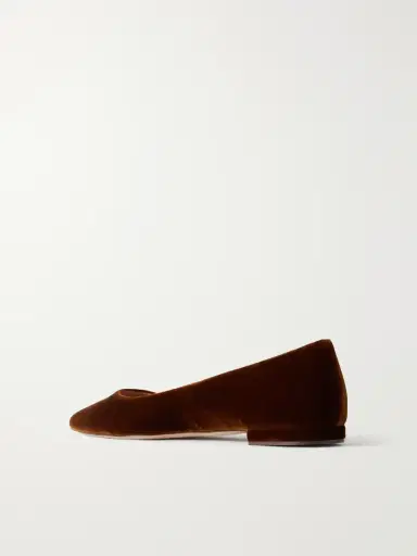 Gianvito Rossi Gianvito Velvet Ballet Flats | Thumbnail 3 Gianvito Rossi Gianvito Velvet Ballet Flats | Thumbnail 3
