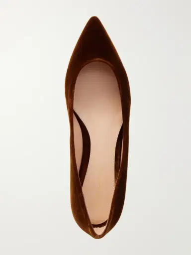 Gianvito Rossi Gianvito Velvet Ballet Flats | Thumbnail 6 Gianvito Rossi Gianvito Velvet Ballet Flats | Thumbnail 6