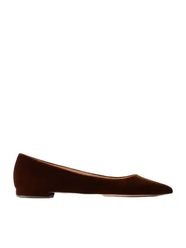 Gianvito Rossi Gianvito Velvet Ballet Flats | Thumbnail 1 Gianvito Rossi Gianvito Velvet Ballet Flats | Thumbnail 1