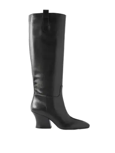 Jil Sander Lune Leather Knee Boots | Thumbnail 1 Jil Sander Lune Leather Knee Boots | Thumbnail 1