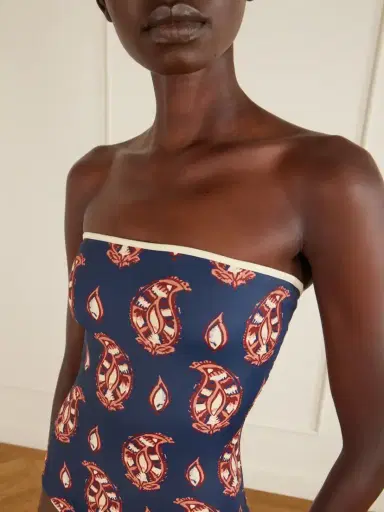 Johanna Ortiz Alta Mar Printed Strapless Swimsuit | Thumbnail 4 Johanna Ortiz Alta Mar Printed Strapless Swimsuit | Thumbnail 4