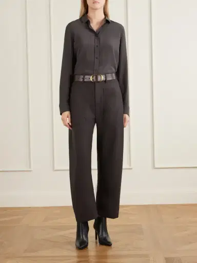Nili Lotan Gaia Silk Crepe De Chine Shirt | Thumbnail 2 Nili Lotan Gaia Silk Crepe De Chine Shirt | Thumbnail 2