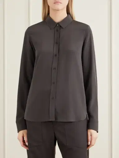 Nili Lotan Gaia Silk Crepe De Chine Shirt | Thumbnail 3 Nili Lotan Gaia Silk Crepe De Chine Shirt | Thumbnail 3