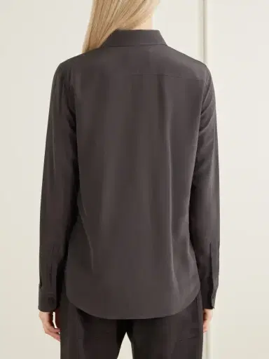 Nili Lotan Gaia Silk Crepe De Chine Shirt | Thumbnail 4 Nili Lotan Gaia Silk Crepe De Chine Shirt | Thumbnail 4