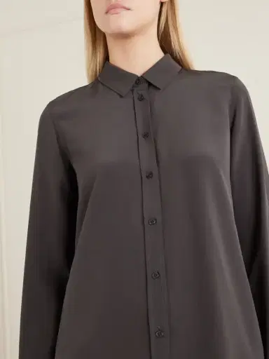 Nili Lotan Gaia Silk Crepe De Chine Shirt | Thumbnail 5 Nili Lotan Gaia Silk Crepe De Chine Shirt | Thumbnail 5