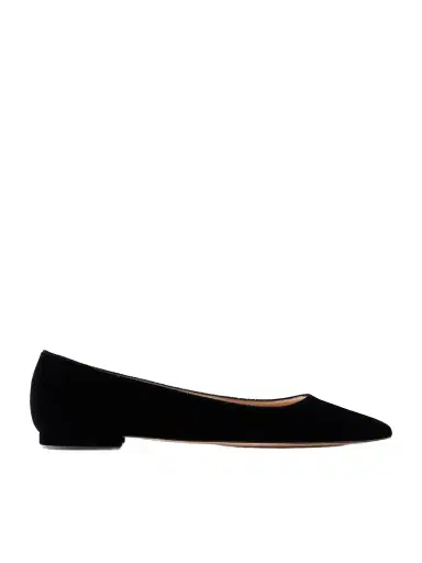 Gianvito Rossi Gianvito Velvet Ballet Flats | Thumbnail 1 Gianvito Rossi Gianvito Velvet Ballet Flats | Thumbnail 1