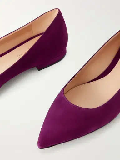Gianvito Rossi Gianvito Suede Ballet Flats | Thumbnail 5 Gianvito Rossi Gianvito Suede Ballet Flats | Thumbnail 5