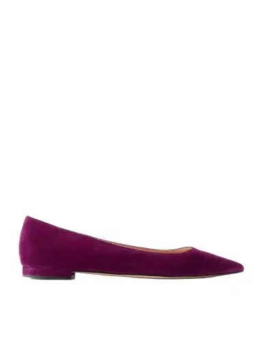 Gianvito Rossi Gianvito Suede Ballet Flats | Thumbnail 1 Gianvito Rossi Gianvito Suede Ballet Flats | Thumbnail 1