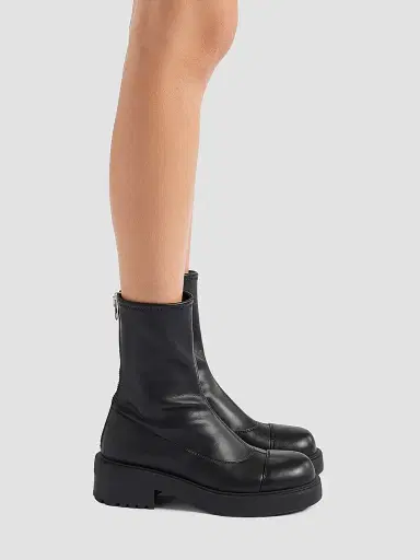 Giuseppe Zanotti Women's Morris 25MM Leather Ankle Boots - Nero | Thumbnail 2 Giuseppe Zanotti Women's Morris 25MM Leather Ankle Boots - Nero | Thumbnail 2