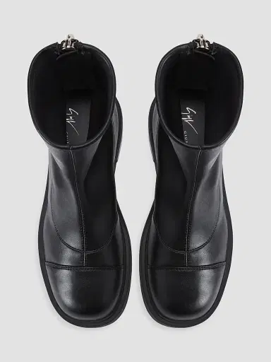 Giuseppe Zanotti Women's Morris 25MM Leather Ankle Boots - Nero | Thumbnail 4 Giuseppe Zanotti Women's Morris 25MM Leather Ankle Boots - Nero | Thumbnail 4