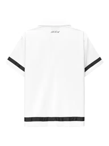 RTA Men's Chaparral Nathan Oversized Bowling Shirt - White Poppy | Thumbnail 2 RTA Men's Chaparral Nathan Oversized Bowling Shirt - White Poppy | Thumbnail 2