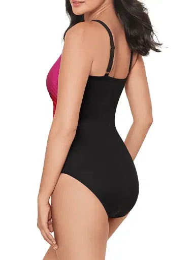 Miraclesuit Swim Women's Petali Rosa Starr One-Piece Swimsuit - Black Multi - Size 16 | Thumbnail 3 Miraclesuit Swim Women's Petali Rosa Starr One-Piece Swimsuit - Black Multi - Size 16 | Thumbnail 3