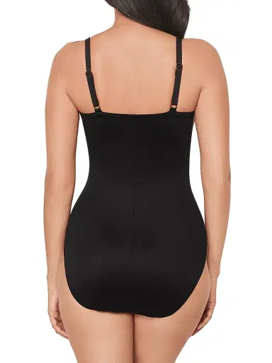 Miraclesuit Swim Women's Petali Rosa Starr One-Piece Swimsuit - Black Multi - Size 16 | Thumbnail 4 Miraclesuit Swim Women's Petali Rosa Starr One-Piece Swimsuit - Black Multi - Size 16 | Thumbnail 4