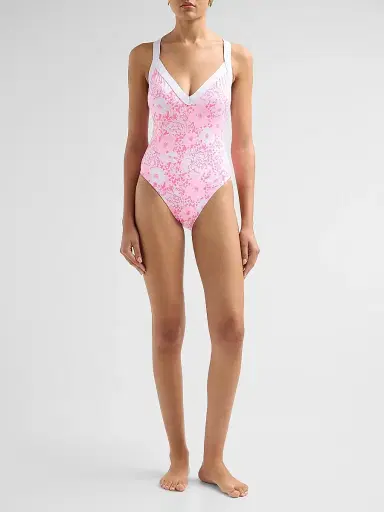 Lilly Pulitzer Women's Nioma Burst Of Joy One-Piece Swimsuit - Conch Shell - Size 12 | Thumbnail 2 Lilly Pulitzer Women's Nioma Burst Of Joy One-Piece Swimsuit - Conch Shell - Size 12 | Thumbnail 2