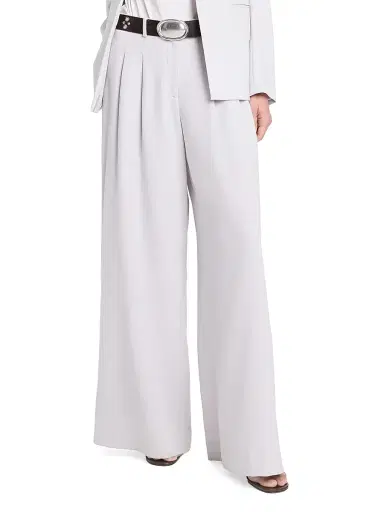 TWP Women's Avery Stretch-Wool Wide-Leg Trousers - Vapor Blue - Size 10 | Thumbnail 3 TWP Women's Avery Stretch-Wool Wide-Leg Trousers - Vapor Blue - Size 10 | Thumbnail 3