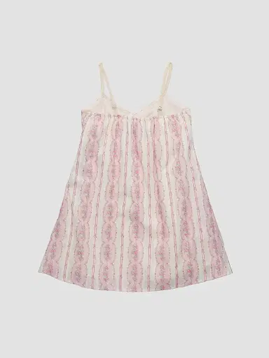 KatieJ NYC Girl's Floral Bloom Cotton Dress - Babypinkcottstrp | Thumbnail 2 KatieJ NYC Girl's Floral Bloom Cotton Dress - Babypinkcottstrp | Thumbnail 2