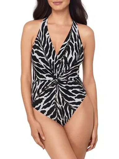 Magicsuit Women's Sand Tracks Drew Zebra Print One-Piece Swimsuit | Thumbnail 2 Magicsuit Women's Sand Tracks Drew Zebra Print One-Piece Swimsuit | Thumbnail 2