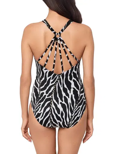Magicsuit Women's Sand Tracks Drew Zebra Print One-Piece Swimsuit | Thumbnail 4 Magicsuit Women's Sand Tracks Drew Zebra Print One-Piece Swimsuit | Thumbnail 4