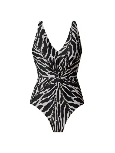 Magicsuit Women's Sand Tracks Drew Zebra Print One-Piece Swimsuit | Thumbnail 1 Magicsuit Women's Sand Tracks Drew Zebra Print One-Piece Swimsuit | Thumbnail 1
