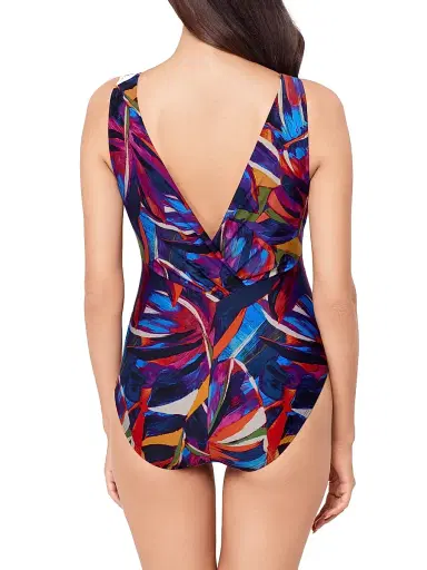 Magicsuit Women's Mariachi Kristi Tropical V-Neck One-Piece Swimsuit | Thumbnail 4 Magicsuit Women's Mariachi Kristi Tropical V-Neck One-Piece Swimsuit | Thumbnail 4
