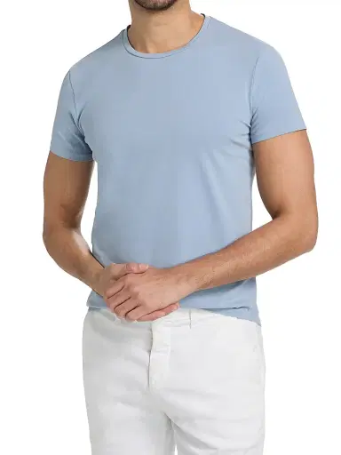 Monfrère Men's Dann Crewneck T-Shirt - Steel Blue - Size XXL | Thumbnail 3 Monfrère Men's Dann Crewneck T-Shirt - Steel Blue - Size XXL | Thumbnail 3