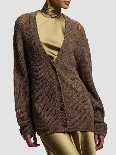Ralph Lauren Collection Women's Bouclé Cashmere-Blend Cardigan | Thumbnail 2 Ralph Lauren Collection Women's Bouclé Cashmere-Blend Cardigan | Thumbnail 2