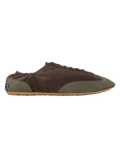 Saint Laurent Men's Lewis Sneakers in Suede - Brown Taupe | Thumbnail 1 Saint Laurent Men's Lewis Sneakers in Suede - Brown Taupe | Thumbnail 1