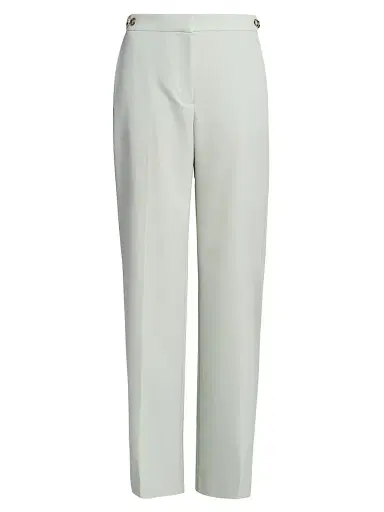 Stella McCartney Women's Tailored Wool Slim Pants - Frosty Blue | Thumbnail 1 Stella McCartney Women's Tailored Wool Slim Pants - Frosty Blue | Thumbnail 1