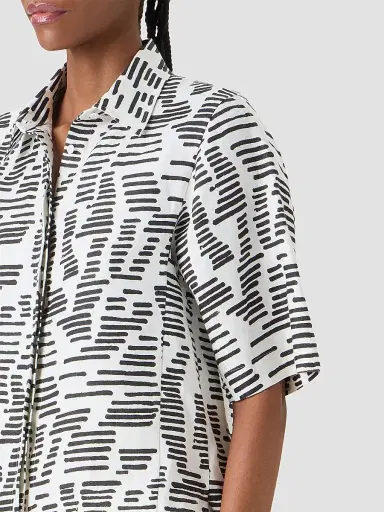 Akris Women's Dance Movements Linen Toile Blouse | Thumbnail 5 Akris Women's Dance Movements Linen Toile Blouse | Thumbnail 5