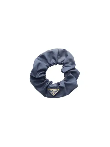 Prada Women's Re-Nylon Scrunchie - Medium Blue | Thumbnail 1 Prada Women's Re-Nylon Scrunchie - Medium Blue | Thumbnail 1