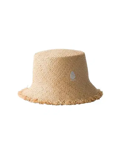 Prada Men's Raffia Bucket Hat - Beige Khaki - Size Large | Thumbnail 1 Prada Men's Raffia Bucket Hat - Beige Khaki - Size Large | Thumbnail 1