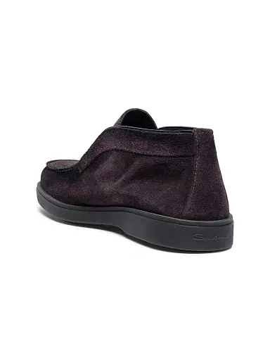Santoni Men's Dragon Shearling-Lined Chukkas - Grey - Size 12 | Thumbnail 3 Santoni Men's Dragon Shearling-Lined Chukkas - Grey - Size 12 | Thumbnail 3