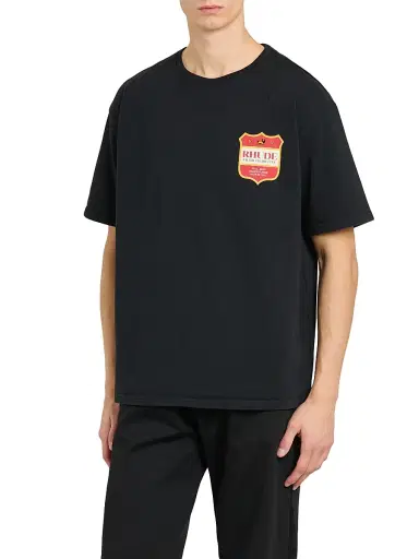 Rhude Men's Filtaro Crest T-Shirt - Vintage White Red | Thumbnail 4 Rhude Men's Filtaro Crest T-Shirt - Vintage White Red | Thumbnail 4