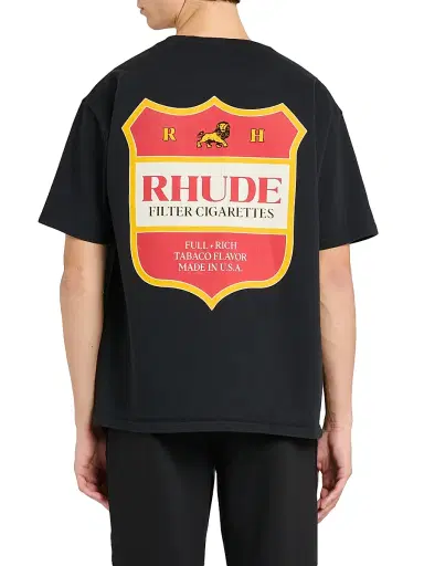 Rhude Men's Filtaro Crest T-Shirt - Vintage White Red | Thumbnail 5 Rhude Men's Filtaro Crest T-Shirt - Vintage White Red | Thumbnail 5