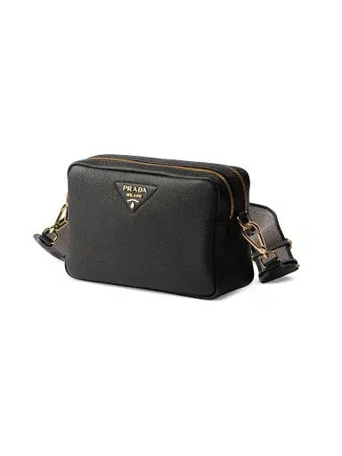 Prada Women's Leather Shoulder Bag - Black | Thumbnail 2 Prada Women's Leather Shoulder Bag - Black | Thumbnail 2