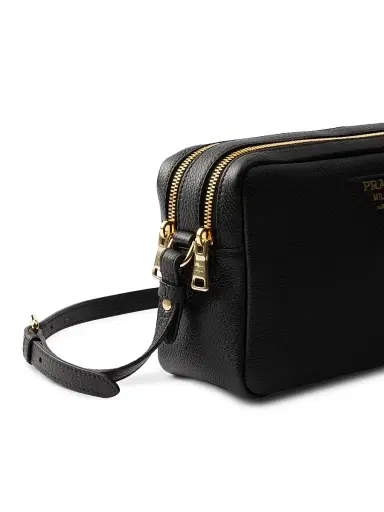 Prada Women's Leather Shoulder Bag - Black | Thumbnail 4 Prada Women's Leather Shoulder Bag - Black | Thumbnail 4