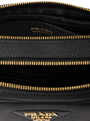 Prada Women's Leather Shoulder Bag - Black | Thumbnail 5 Prada Women's Leather Shoulder Bag - Black | Thumbnail 5
