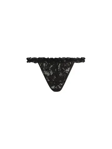 Dolce & Gabbana Women's Ruffled Lace Brief - Black | Thumbnail 1 Dolce & Gabbana Women's Ruffled Lace Brief - Black | Thumbnail 1