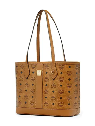 MCM Women's Small Liz Visetos Canvas Shopper Tote Bag | Thumbnail 2 MCM Women's Small Liz Visetos Canvas Shopper Tote Bag | Thumbnail 2