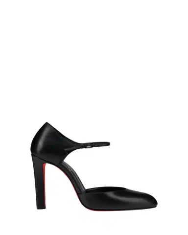 Christian Louboutin 100mm Fanny Demie Leather Ankle-Strap Pumps | Thumbnail 1 Christian Louboutin 100mm Fanny Demie Leather Ankle-Strap Pumps | Thumbnail 1