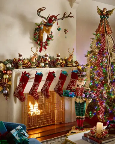 Barcana 9 ' Royal Majestic Pine Pre-Lit Christmas Tree with 8-Function Cluster Lights | Thumbnail 2 Barcana 9 ' Royal Majestic Pine Pre-Lit Christmas Tree with 8-Function Cluster Lights | Thumbnail 2