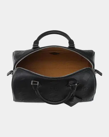 MCM Ella Boston Visetos Leather Crossbody Bag | Thumbnail 3 MCM Ella Boston Visetos Leather Crossbody Bag | Thumbnail 3