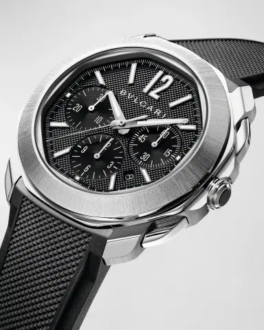 BVLGARI 42mm Octo Roma Automatic Watch with Black Dial | Thumbnail 6 BVLGARI 42mm Octo Roma Automatic Watch with Black Dial | Thumbnail 6