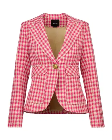 Smythe Gingham Tailored Patch Pocket Blazer | Thumbnail 1 Smythe Gingham Tailored Patch Pocket Blazer | Thumbnail 1