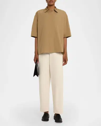 Lafayette 148 New York Kent Cropped Barrel-Leg Pants | Thumbnail 2 Lafayette 148 New York Kent Cropped Barrel-Leg Pants | Thumbnail 2